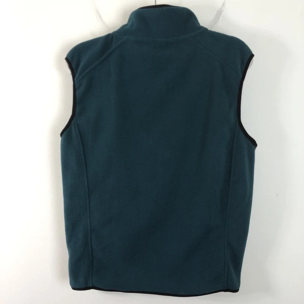 Philadelphia Eagles NFL Team Apparel Full Zip Fleece Vest Men's Sz S Green